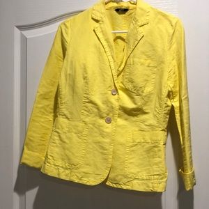 J Crew Yellow Blazer